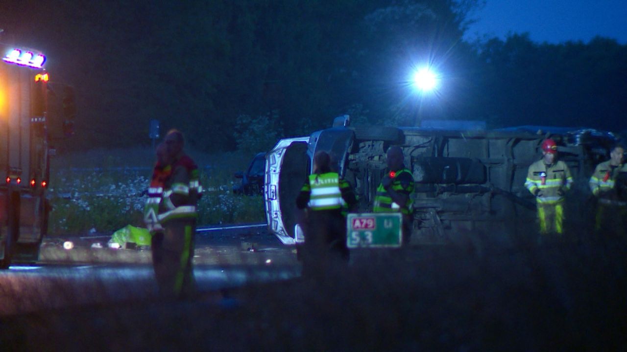 Drie gewonden bij ongeval op A79 tussen Valkenburg en Meerssen